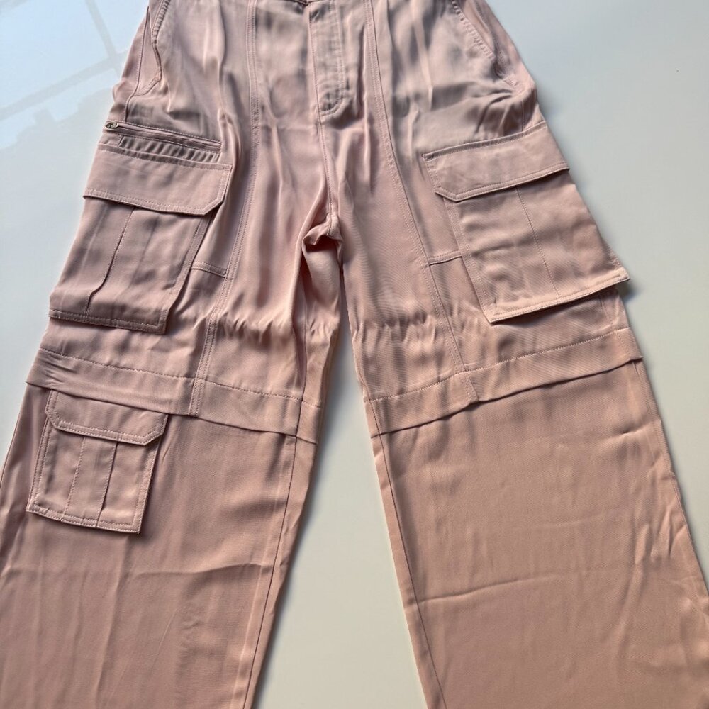 NWT Zara Pink Cargo Pants - L